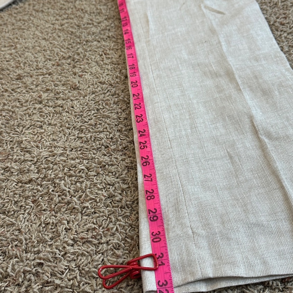 The Limited Cassidy Fit Beige Shimmer Pants - 8R Lined - Picture 6 of 16
